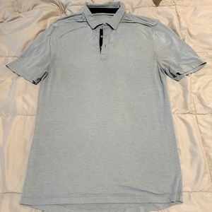 Lululemon Evolution Polo. Size L. Off-white/really light tan color.